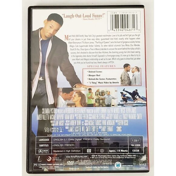 Hitch (2005 Film) [DVD] - Picture 2 of 3